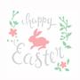 Imagem de Stencil Sp. 14X14 2823 Happy Easter