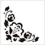 Imagem de Stencil Sp. 14X14 984 Canton. Floral