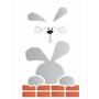 Imagem de Stencil Sp. 15x20 1903 Coelho no Muro