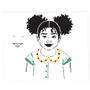 Imagem de Stencil Sp. 20X25 2955 Afro Menina