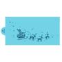 Imagem de Stencil Treno Do Papai Noel Bluestar