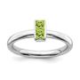 Imagem de Sterling Silver Stackable Expressions Anel de Peridoto