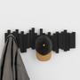 Imagem de Sticks Cabideiro FLIP com 5 Ganchos Preto UMBRA