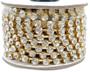 Imagem de Strass Em Metro Corrente 10m Dourado - Ss38 8mm