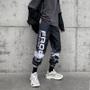 Imagem de Streetwear Hip Hop Joggers Calças Homens Baggy Harem Pants Tornozelo