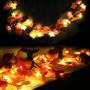 Imagem de String Lights COLMOXY Fall Decor Maple Leaf 20 pés e 40 LED, pacote com 2