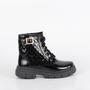 Imagem de Stylo Rose Bota Coturno Zip Inf Mna 2553 Preto Verniz