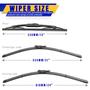 Imagem de Substituição do Wiper Blades Rooppa para Chevy Traverse 2012-2017