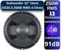 Imagem de Subwoofer 12  Hertz DS30.3 250 Watts RMS 4 Ohms