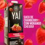 Imagem de Suco Yaí Sabor Cranberry Morango Sem Açúcar E Sódio 1L 6 Un