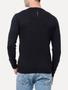 Imagem de Suéter Calvin Klein Jeans Masculino Tricot Gola Careca Logo 1978 Preto