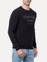Imagem de Suéter Calvin Klein Jeans Masculino Tricot Gola Careca Logo 1978 Preto