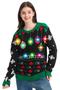 Imagem de Suéter de Natal com Luzes MGparty - Modelo "Ugly Christmas Sweater" para Mulheres (2024)