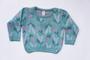 Imagem de Sueter de Tricot Baby Infantil  Mini Lady Estampado Lavanda Quentinho