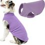 Imagem de Suéter para cães Gooby Stretch Fleece Colete Lavender 6G