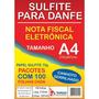 Imagem de Sulfite p/Nota Fiscal Danfe com 100fls 75g tamoio