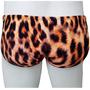 Imagem de Sunga Animal Print Slip com Transparência Preta Frontal Sungas Brasil SexLord