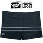 Imagem de Sunga Boxer Hang Loose com Estampa Listrada Forrada Cordão de Regulagem Moda Praia Verão Masculina