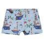 Imagem de Sunga Boxer Infantil Barquinhos Azul Up Baby