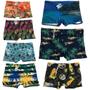 Imagem de Sunga Boxer Masculina Estampada Adulto Com Forro Interno