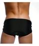 Imagem de Sunga Boxer Masculina Praia Slim Fitness Preta Azul Marinho