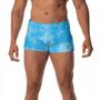 Imagem de Sunga Estampada Tie Dye Verão Boxer Proteção Box Banho Azul