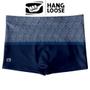 Imagem de Sunga Hang Loose Boxer Box Masculina Estampa Listra Moda Praia e Piscina Verão Cordão de Regulagem