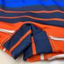 Imagem de Sunga Infantil Uv Boxer Listrada Azul Vermelho Laranja Solar