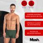 Imagem de Sunga Lisa Mash Moda Praia Adulto Masculina Modelo Boxer Box