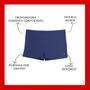 Imagem de Sunga Lisa Mash Moda Praia Adulto Masculina Modelo Boxer Box