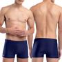 Imagem de Sunga Masculina Boxer Box Mash Adulto de Praia Natação Lisa Sungas Short Original