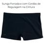 Imagem de Sunga Masculina Boxer Box Mash Adulto de Praia Natação Lisa Sungas Short Original