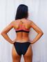 Imagem de Sunkini Preto com det. Rosa ou Verde para natação ou hidroginástica Hidromania Rio Natação