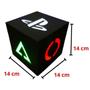 Imagem de Super Abajur Play V2 Cubo Led Acrílico Psn Símbolos Grande