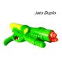 Imagem de Super Arminha de Água Pistola Lançador de Agua Jato Duplo Flix Water - Kit com 4