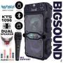 Imagem de Super Caixa de som bluetooth karaoke Gts 1096 2 alto-falantes super bass com microfone
