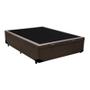 Imagem de Super Cama Baú Viúva 128x188 - Sintético  Marrom