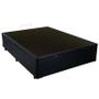 Imagem de Super Cama Baú Viúva 128x188 - Sintético Preto