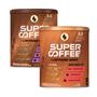 Imagem de Super Coffee 3.0 Original 220g e Super Coffee 3.0 Chocolate 220g  - Kit com 2 un.