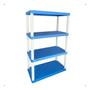 Imagem de Super Estante Modular Plástico Infantil 97cm Casa Brinquedo - AZUL