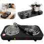 Imagem de Super Fogão Cooktop Elétrico Portátil 2 bocas 2000w - 110v