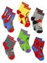 Imagem de Super Hero Adventures Boys Toddler 6 pack Crew Socks (2T-3T, Avengers Multi)