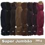 Imagem de Super Jumbo Cherey Cor F1B/99J Preto/Borgonha 390 Gramas Para Tranças Box Braid Nagô Dread 60 cm Cores Clássicas