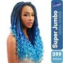 Imagem de Super Jumbo Ser Mulher 399 Gramas Ombré Hair Cabelo Para Tranças Box Braids Jumbão Degradê Twist Dck