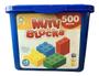 Imagem de Super kit blocos de montar 500-peças na caixa grande mini blocks-kitstar