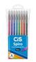 Imagem de Super Kit Caneta Cis Spiro Tradicional + Glow C/16 Sortidas