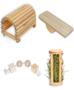 Imagem de Super Kit Premium Para Hamster Toca + Brinquedos + Porta Feno