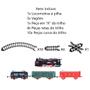 Imagem de Super Locomotiva com Luz Ferrorama Trenzinho com 14 Trilhos