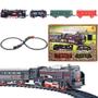 Imagem de Super Locomotiva com Luz Ferrorama Trenzinho com 14 Trilhos