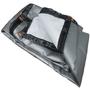 Imagem de Super lona branca prata 9x4 pppe 500 micra com argolas inox